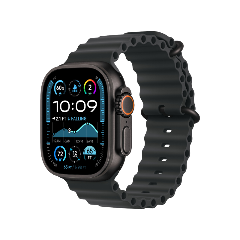 Apple Watch Ultra 2 GPS+Cellular 49mm (Black Titanium Case with Black Ocean Band).png