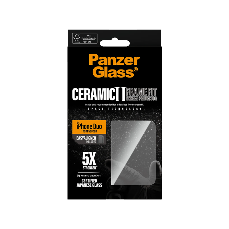 PanzerGlass Ceramic II Protection Frame Fit Apple iPhone Duo.png