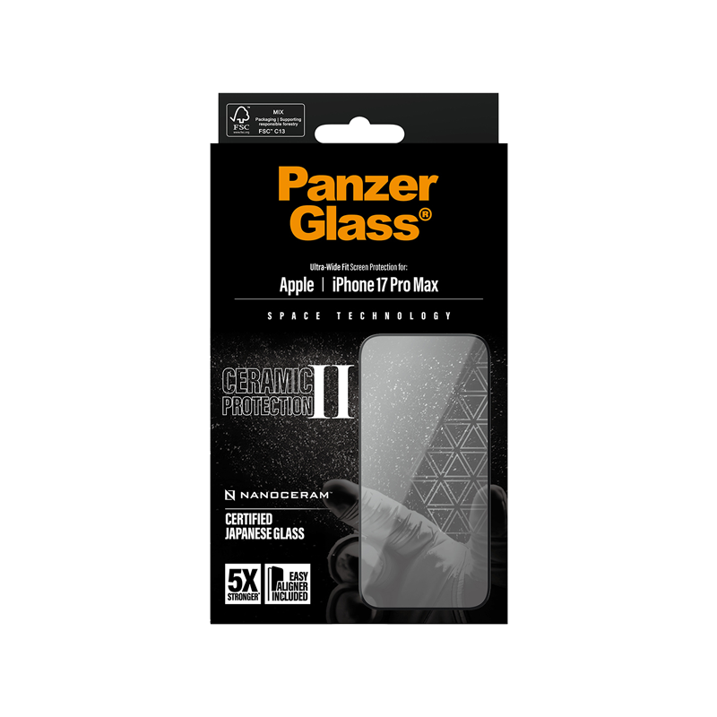 PanzerGlass Ceramic II Protection Ultra-Wide Fit Apple iPhone 17 Pro Max.png