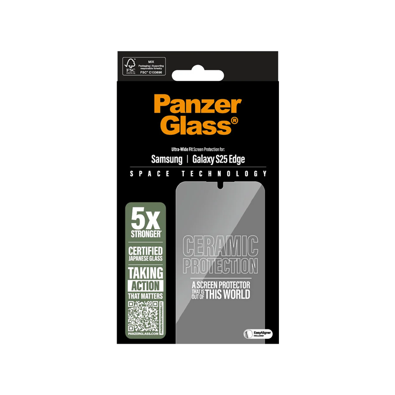 PanzerGlass Ceramic Protection Ultra-Wide Fit Samsung Galaxy S25 Edge.png