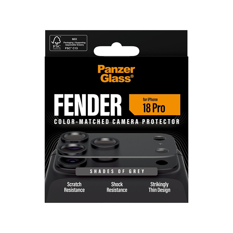 PanzerGlass Fender Camera Lens Protection Grey Apple iPhone 18 Pro.png