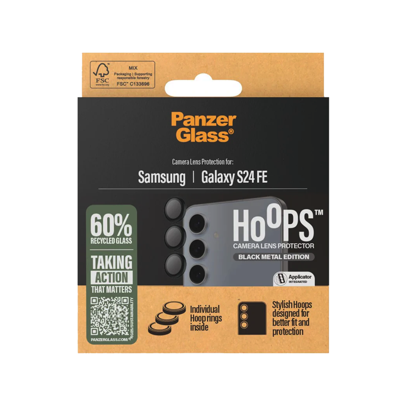 PanzerGlass Hoops Camera Lens Protection Black Metal Samsung Galaxy S24 FE.png