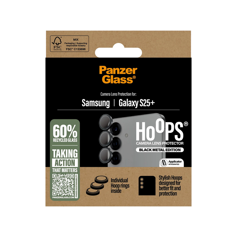 PanzerGlass Hoops Camera Lens Protection Black Metal Samsung Galaxy S25+.png