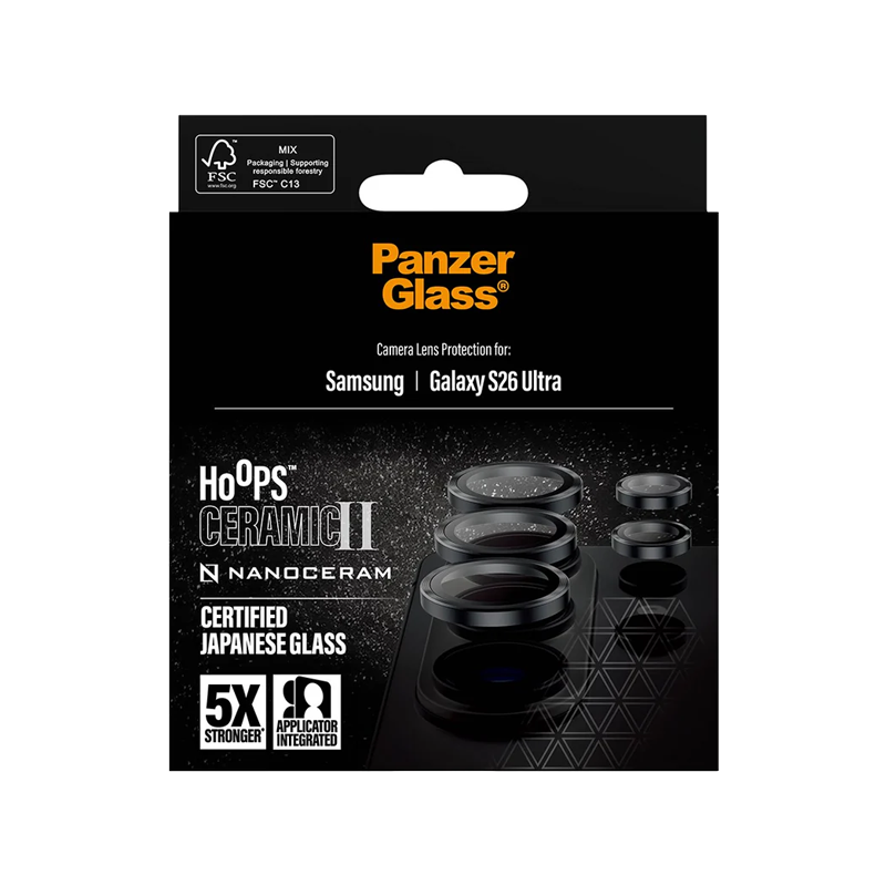 PanzerGlass Hoops Ceramic II Camera Lens Protection Samsung Galaxy S26 Ultra.png