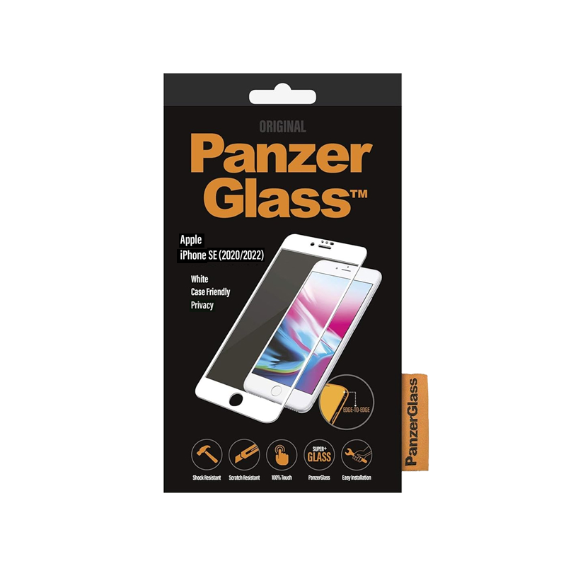 PanzerGlass Privacy Ultra-Wide Fit Apple iPhone SE 2020 (White).png