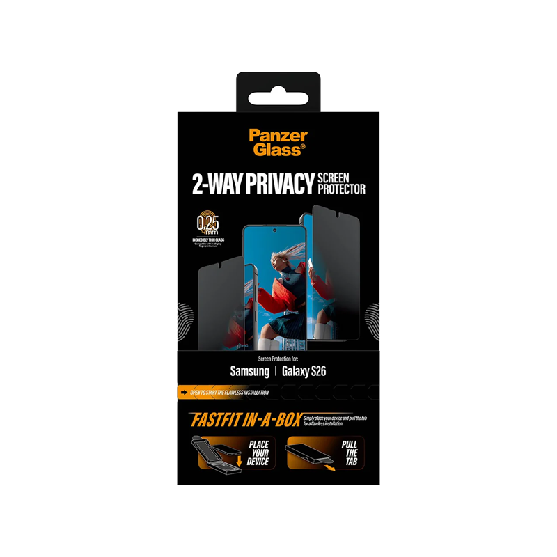 PanzerGlass Privacy Ultra-Wide Fit with FastFit Samsung Galaxy S26.png