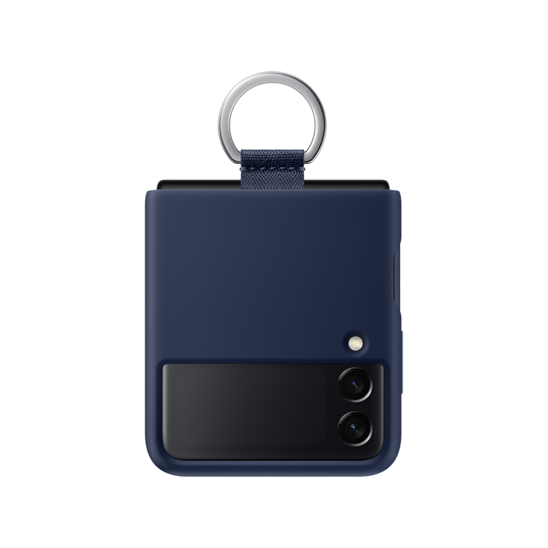 Samsung Galaxy Flip 3 5G Silicone Cover with Ring EF-PF711 (Navy).png