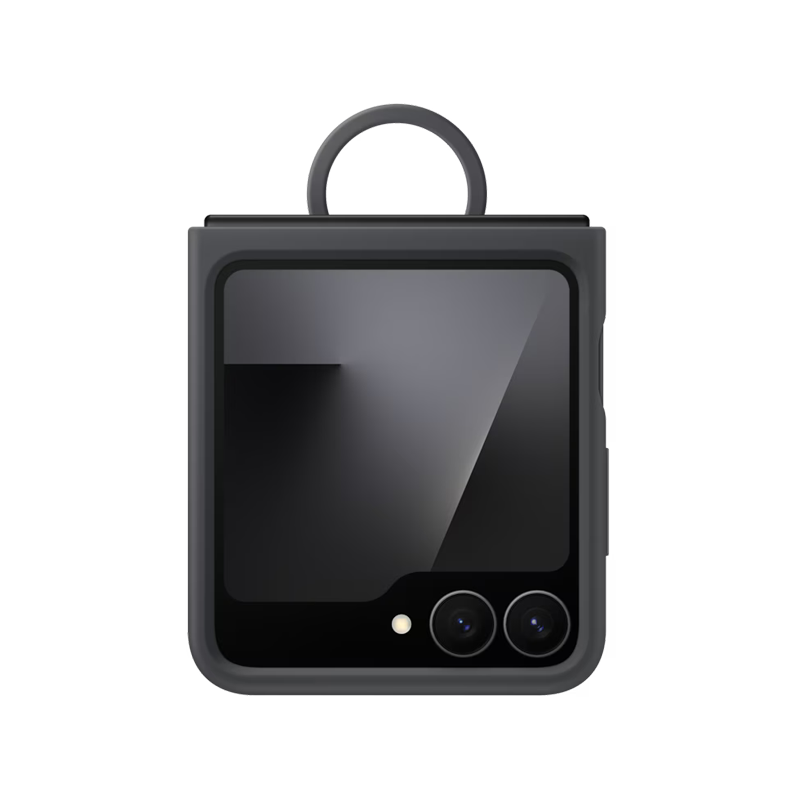 Samsung Galaxy Flip 6 Silicone Case EF-PF741 (Black).png