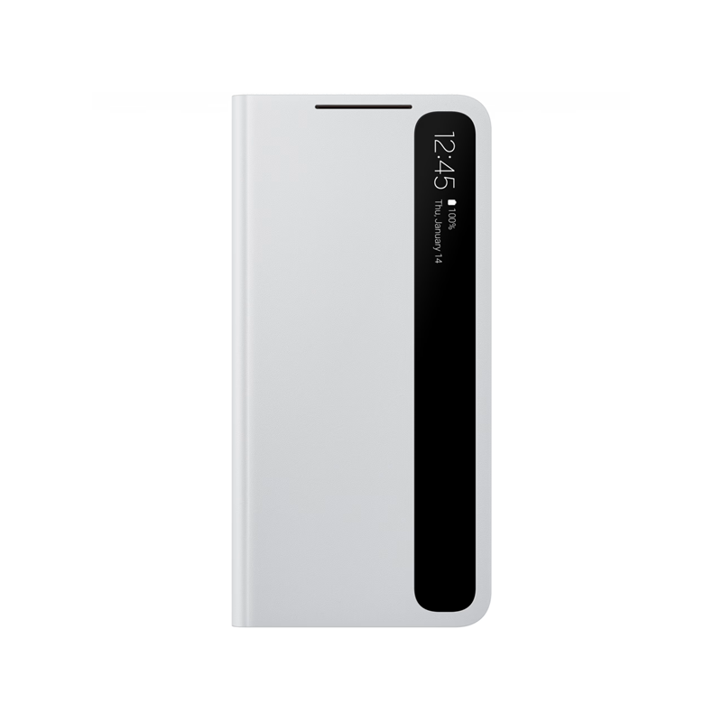 Samsung Galaxy S21 5G Smart Clear View Cover EF-ZG991 (Light Gray).png