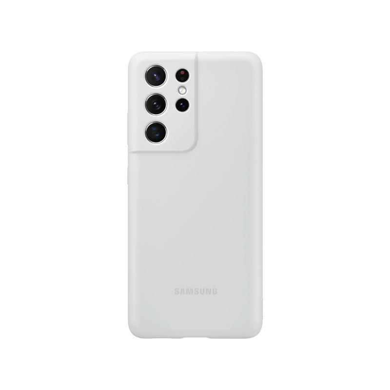 Samsung Galaxy S21 Ultra 5G Silicone Cover EF-PG998 (Light Gray).png