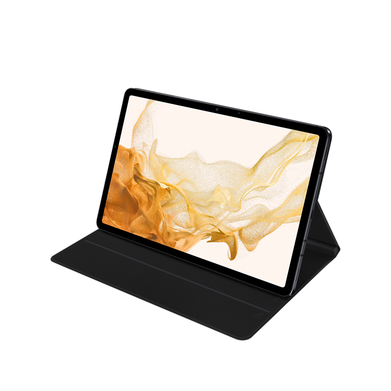 Samsung Galaxy Tab S7+ S7 FE S8+ Book Cover EF-BT730 (Black open).png