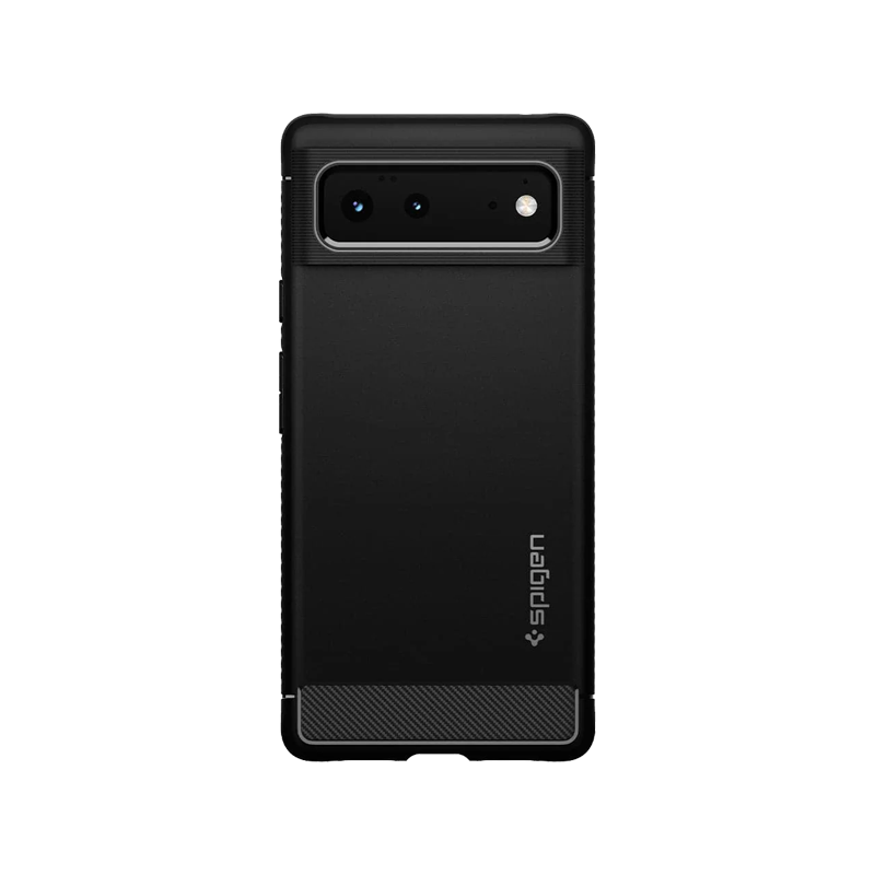 Spigen Rugged Armor Case Google Pixel 6 (Matte Black).png