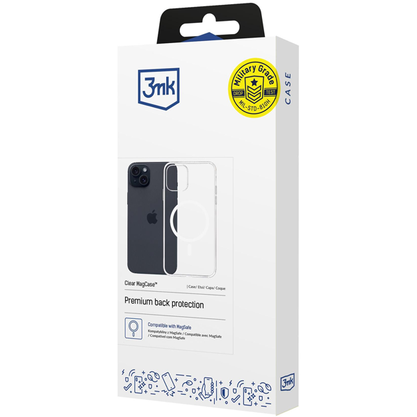 3mk Clear MagCase Apple iPhone 15
