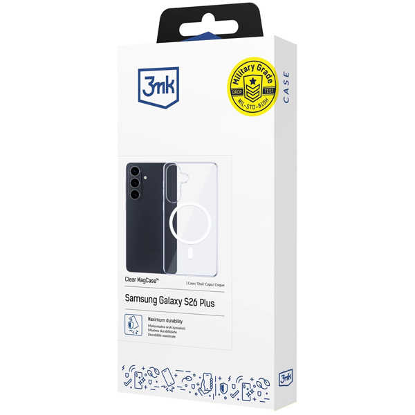 3mk Clear MagCase Samsung Galaxy S26+