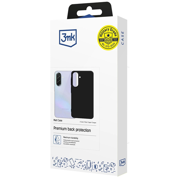 3mk Matt Case Samsung Galaxy A37 5G Black