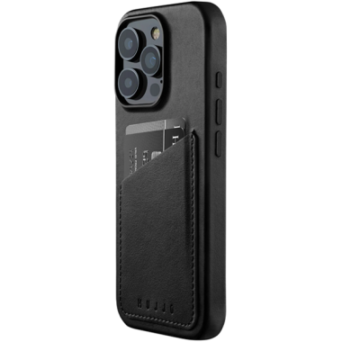 MUJJO Full Leather Wallet Case Apple iPhone 16 Pro