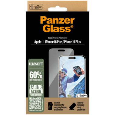 PanzerGlass Classic Fit Apple iPhone 16 Plus