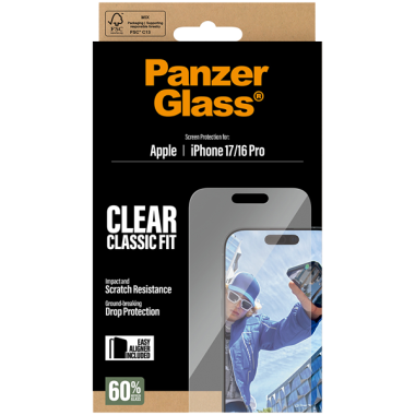 PanzerGlass Classic Fit Apple iPhone 17 | 16 Pro