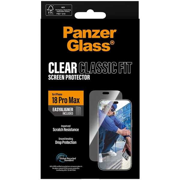 PanzerGlass Classic Fit Apple iPhone 18 Pro Max