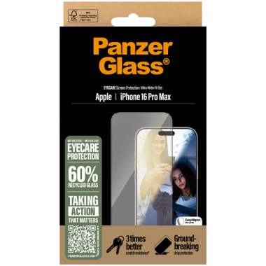 PanzerGlass EyeCare Protection Ultra-Wide Fit Apple iPhone 16 Pro Max