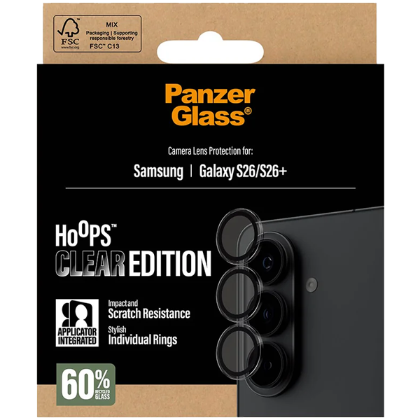 PanzerGlass Hoops Camera Lens Protection Clear Samsung Galaxy S26 | S26+