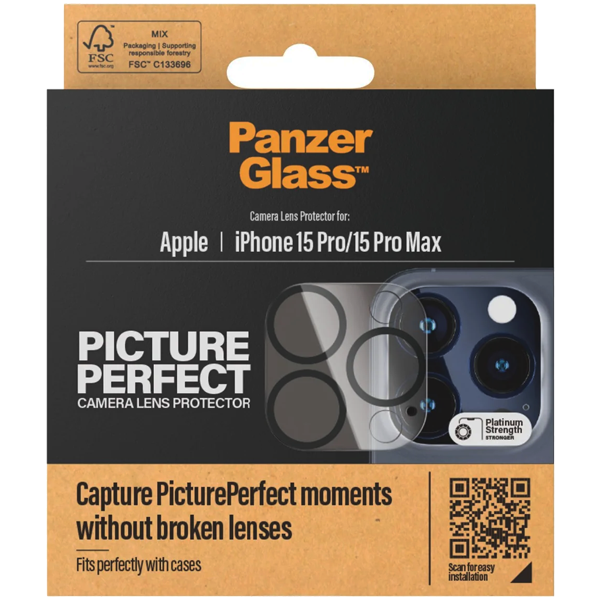 PanzerGlass PicturePerfect Camera Lens Protection Apple iPhone 15 Pro | 15 Pro Max