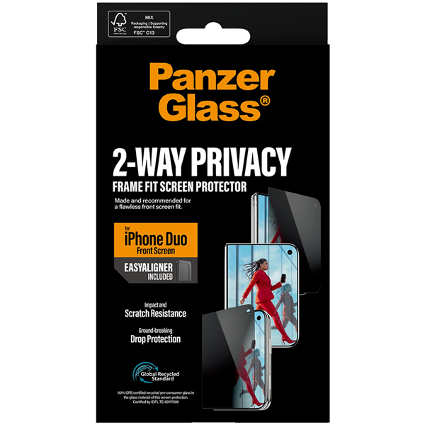 PanzerGlass Privacy Frame Fit Apple iPhone Duo