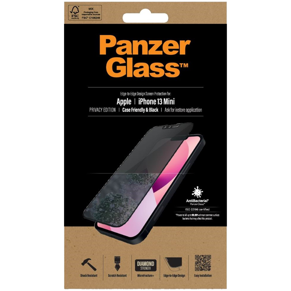 PanzerGlass Privacy Ultra-Wide Fit Apple iPhone 13 Mini