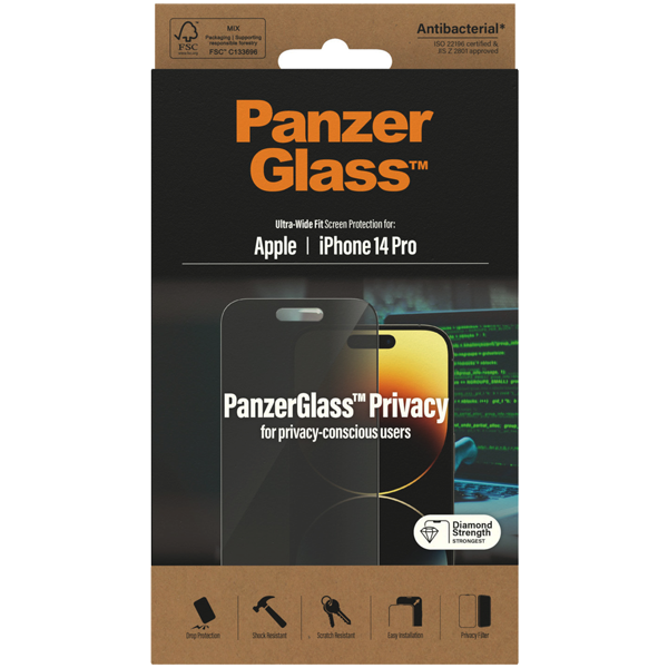 PanzerGlass Privacy Ultra-Wide Fit Apple iPhone 14 Pro