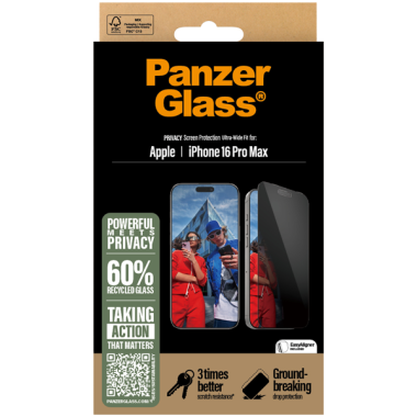 PanzerGlass Privacy Ultra-Wide Fit Apple iPhone 16 Pro Max