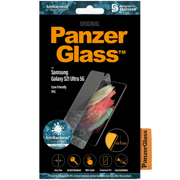 PanzerGlass TPU Ultra-Wide Fit Samsung Galaxy S21 Ultra 5G