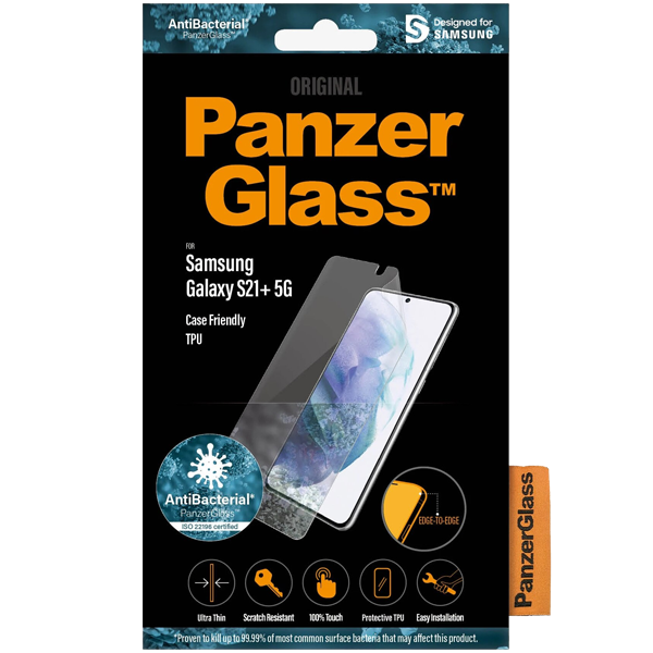 PanzerGlass TPU Ultra-Wide Fit Samsung Galaxy S21+ 5G