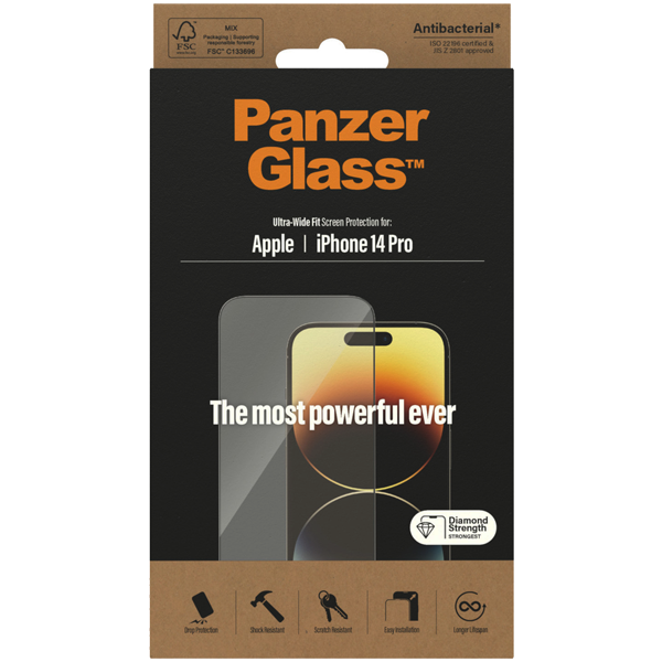 PanzerGlass Ultra-Wide Fit Apple iPhone 14 Pro
