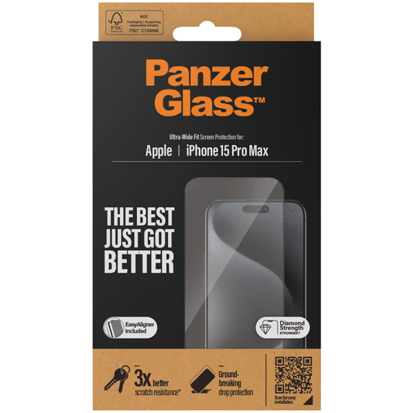 PanzerGlass Ultra-Wide Fit Apple iPhone 15 Pro Max