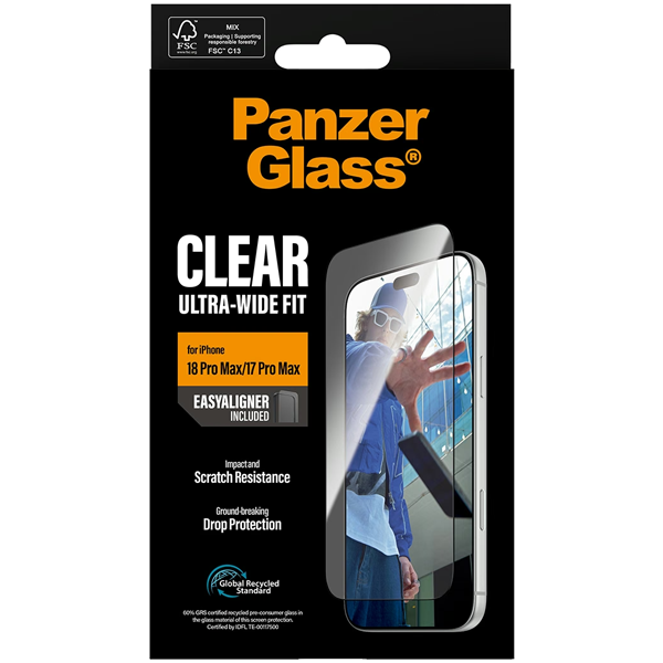 PanzerGlass Ultra-Wide Fit Apple iPhone 18 Pro Max | 17 Pro Max