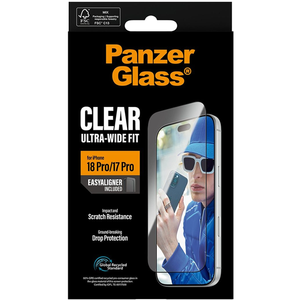 PanzerGlass Ultra-Wide Fit Apple iPhone 18 Pro | 17 Pro
