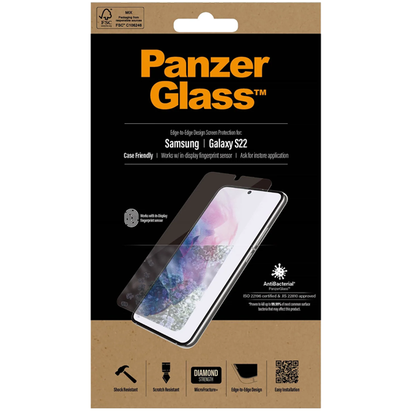 PanzerGlass Ultra-Wide Fit Samsung Galaxy S22 5G
