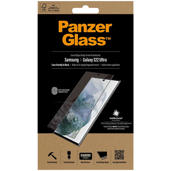 PanzerGlass Ultra-Wide Fit Samsung Galaxy S22 Ultra 5G