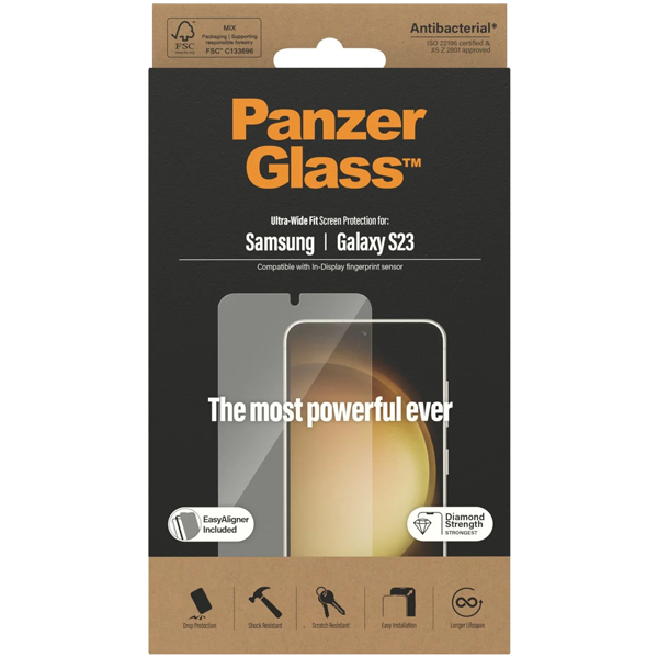 PanzerGlass Ultra-Wide Fit Samsung Galaxy S23