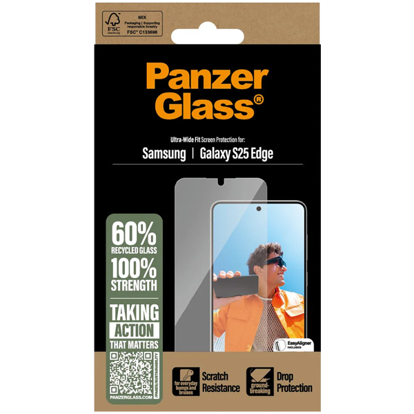 PanzerGlass Ultra-Wide Fit Samsung Galaxy S25 Edge