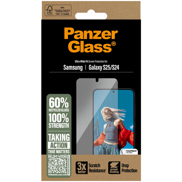PanzerGlass Ultra-Wide Fit Samsung Galaxy S25 | S24
