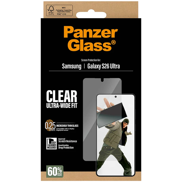 PanzerGlass Ultra-Wide Fit Samsung Galaxy S26 Ultra