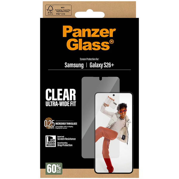 PanzerGlass Ultra-Wide Fit Samsung Galaxy S26+