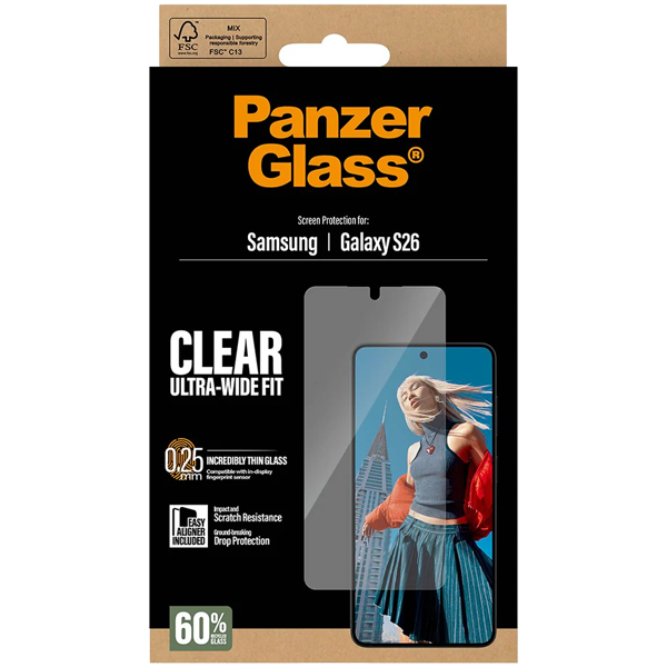PanzerGlass Ultra-Wide Fit Samsung Galaxy S26