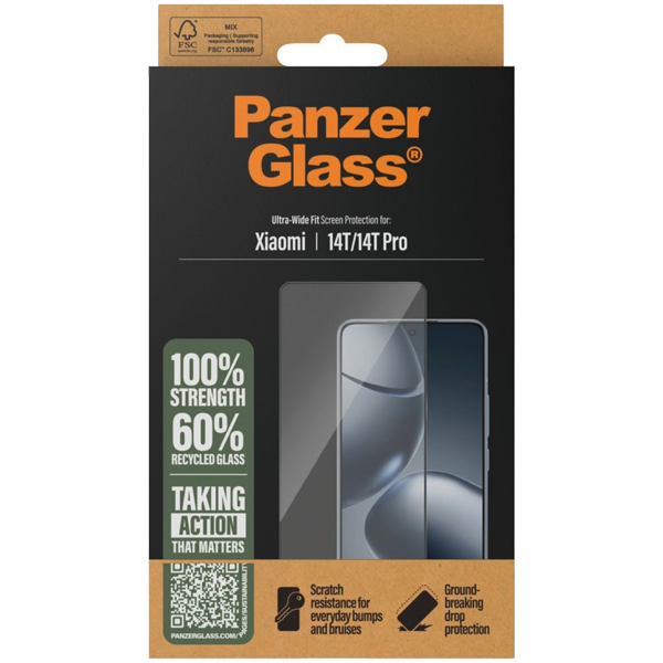 PanzerGlass Ultra-Wide Fit Xiaomi 14T | 14T Pro