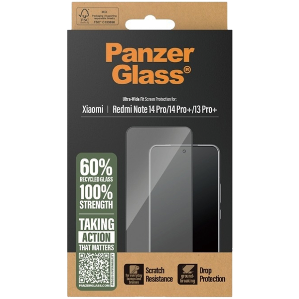 PanzerGlass Ultra-Wide Fit Xiaomi Redmi Note 14 Pro | Note 14 Pro 5G | Note 14 Pro+ 5G | Note 13 Pro 5G | Note 13 Pro+ 5G