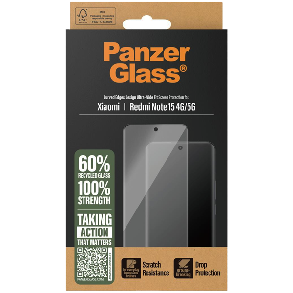 PanzerGlass Ultra-Wide Fit Xiaomi Redmi Note 15 4G | 5G