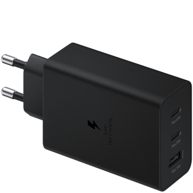 Samsung 65W PD Power Adapter Trio USB-C x 2, USB-A