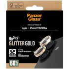 PanzerGlass Hoops Camera Lens Protection Glitter Gold Apple iPhone 17 | 16 | 16 Plus