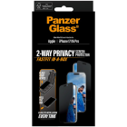 PanzerGlass Privacy Ultra-Wide Fit with FastFit Apple iPhone 17 | 16 Pro